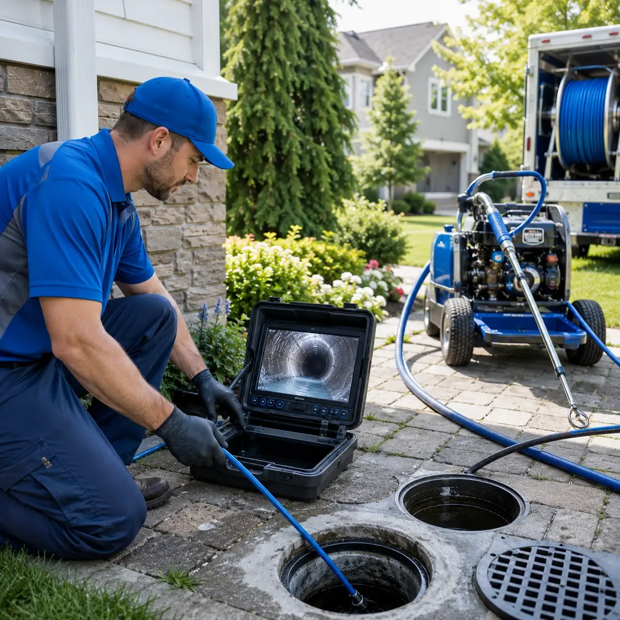Outdoor drain cleaning professionals serving Westbury, NY